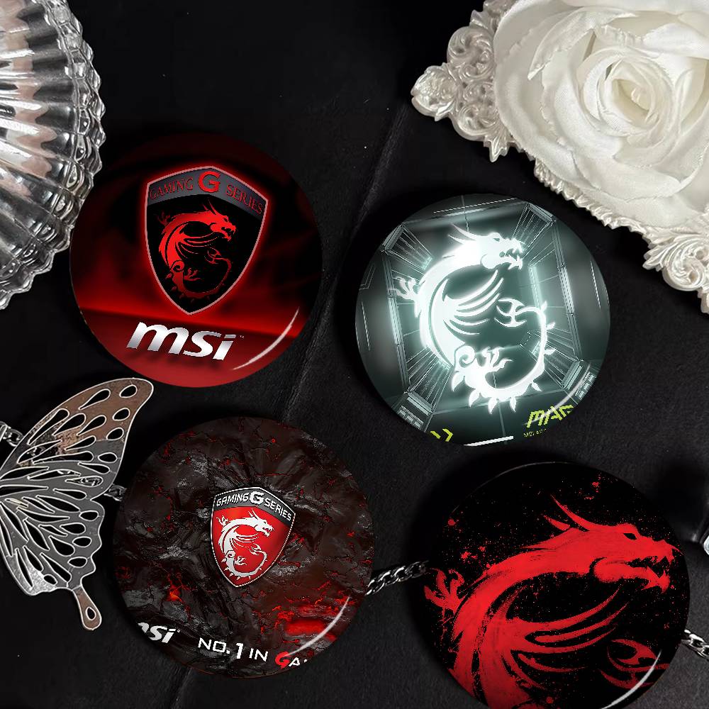 Gaming Accessories Korea - Gaming Dragon-MSI 58mm Handmade Brooch Cartoon