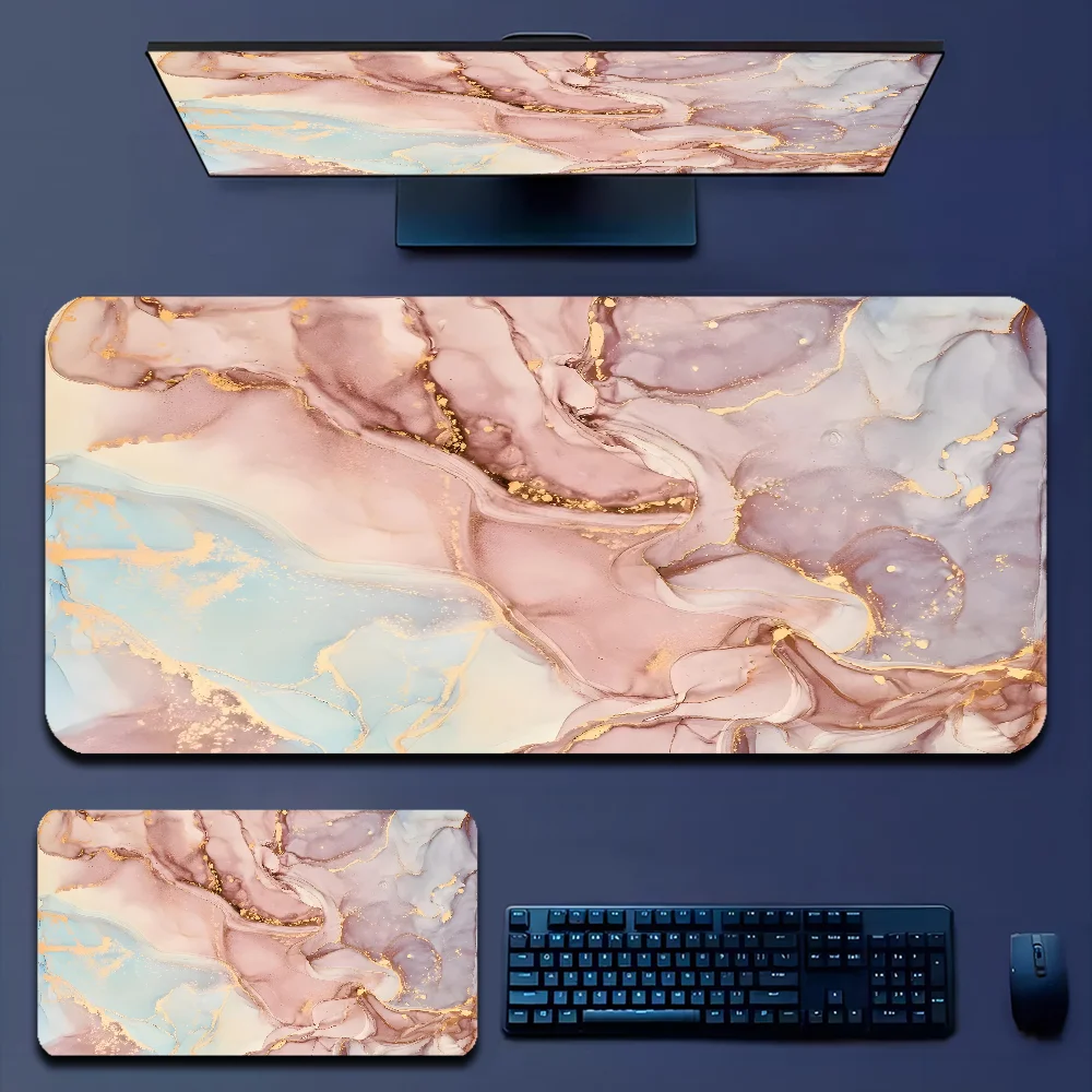 Gaming Accessories Officeworks - Large Fashion Marble Mouse Pad 900x400
