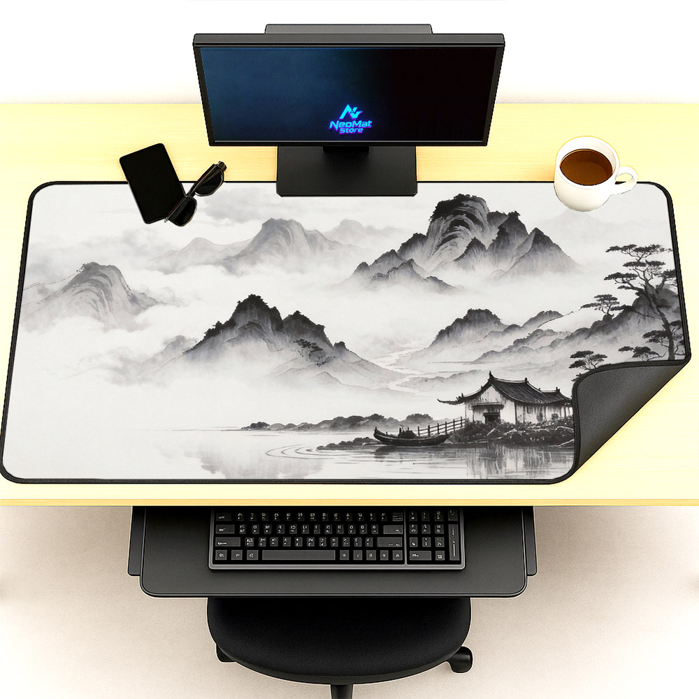 Chinese Mouse Mat Black White  - đánh giá và giá Gaming Accessories Officeworks