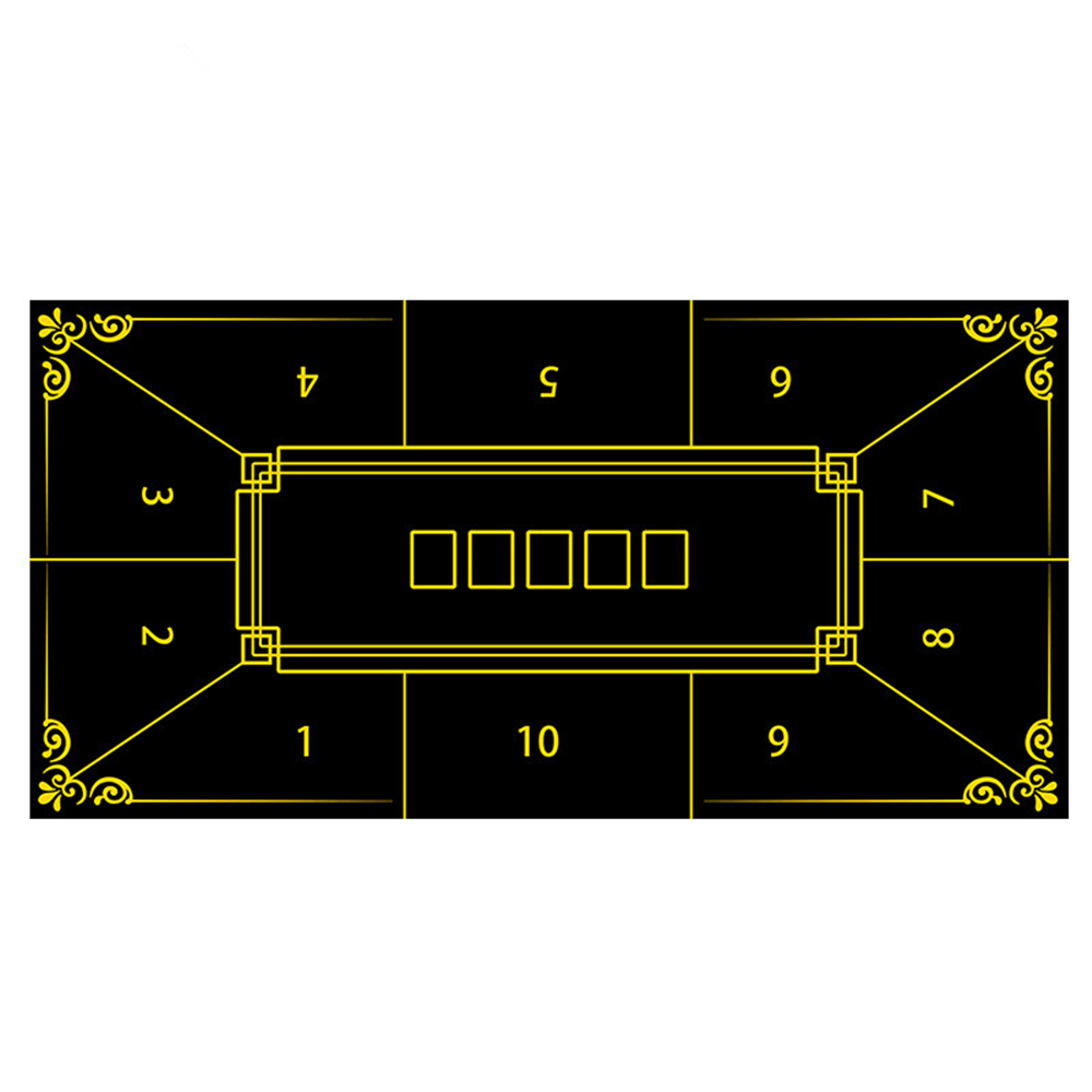 Thicken Rubber Pokers Tableclo - đánh giá và giá Gaming Accessories Table