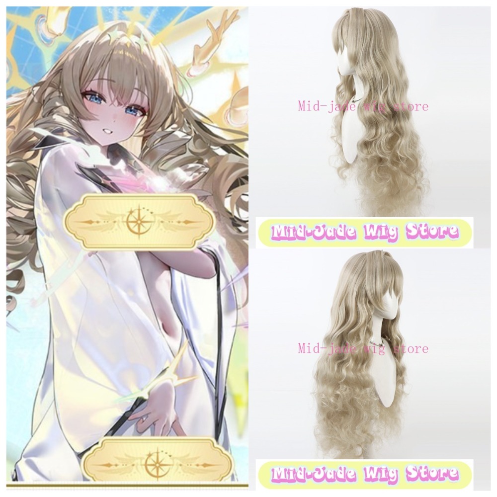 Crown Cosplay Wig Long Curly H - đánh giá và giá Gaming Accessories Korea