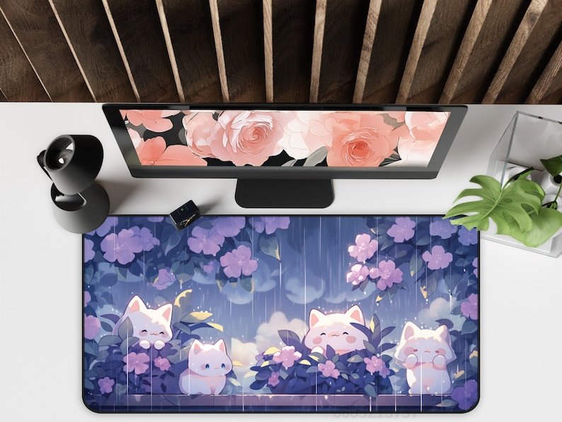Kawaii Cats in the Rain Large  - đánh giá và giá Gaming Accessories Officeworks
