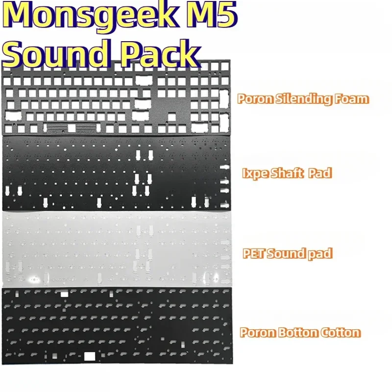 Monsgeek M5 Sound Pack/ Plate  - đánh giá và giá Gaming Accessories Pack