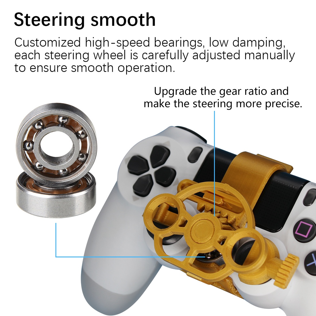 Gaming Racing Wheel Mini Steer - đánh giá và giá Gaming Accessories To 3D Print