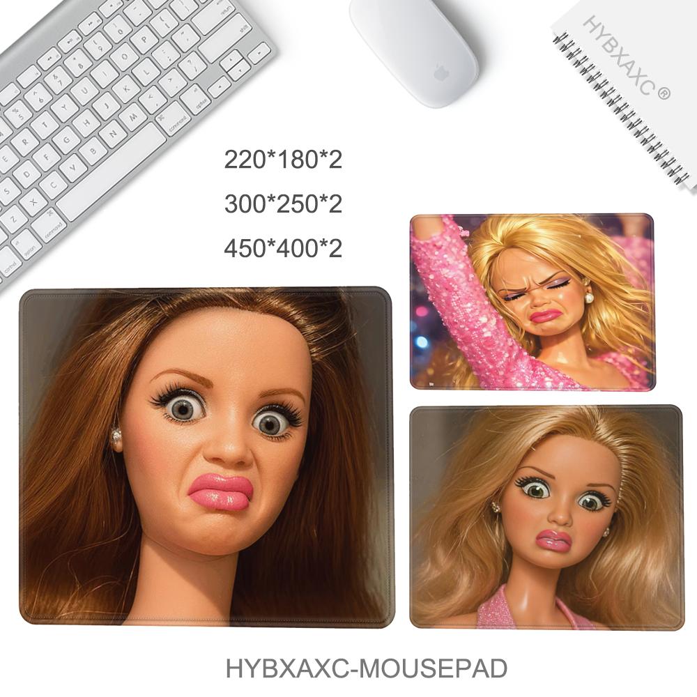 Cute Funny Doll Face Mouse Pad - đánh giá và giá Gaming Accessories Table