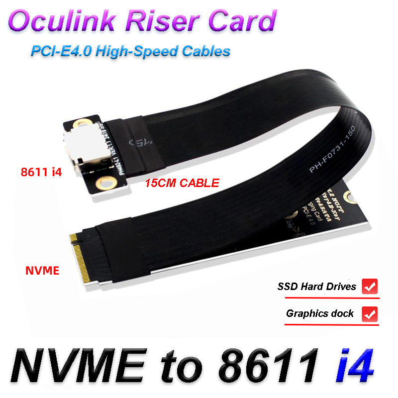 M.2 NVME to Oculink Extension  - đánh giá và giá Pcie Extension Cable