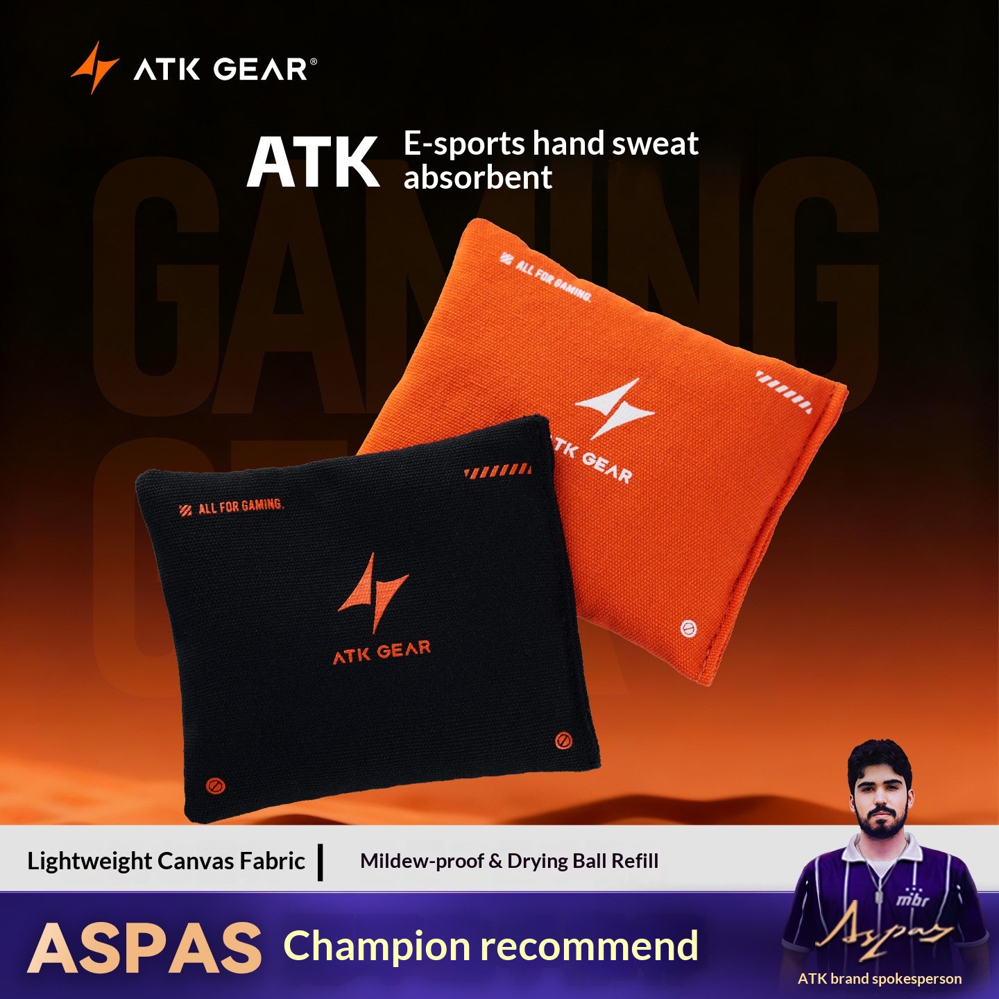 ATK Esports Palm Sweat Packs S - đánh giá và giá Gaming Accessories Pack